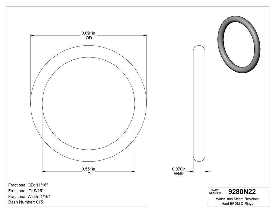 Technical drawing - 9280N22